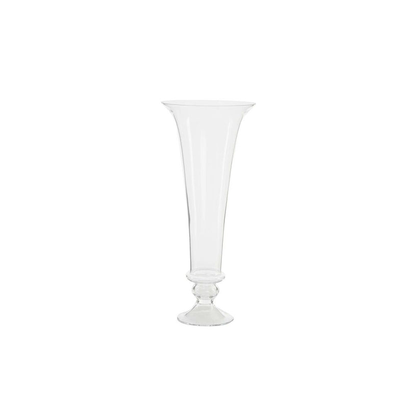 Vaso DKD Home Decor Vetro Trasparente (17 x 17 x 40 cm)