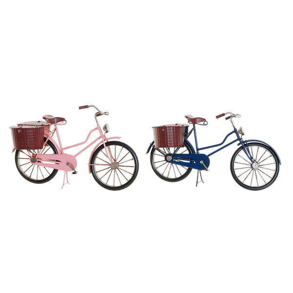 Statua Decorativa DKD Home Decor Bicicletta Vintage (30 x 11 x 17 cm) (2 pcs) - zannishop