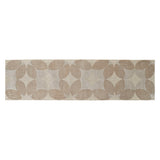 Tappeto DKD Home Decor Beige Poliestere Cerchi (60 x 240 x 0.9 cm) - zannishop