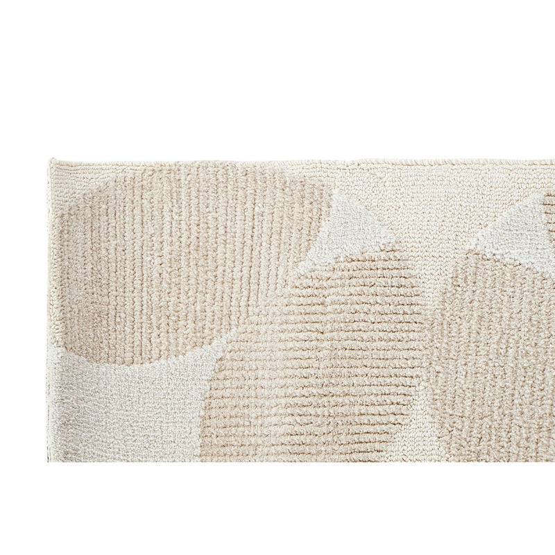 Tappeto DKD Home Decor Beige Poliestere Cerchi (160 x 230 x 0.9 cm) - zannishop