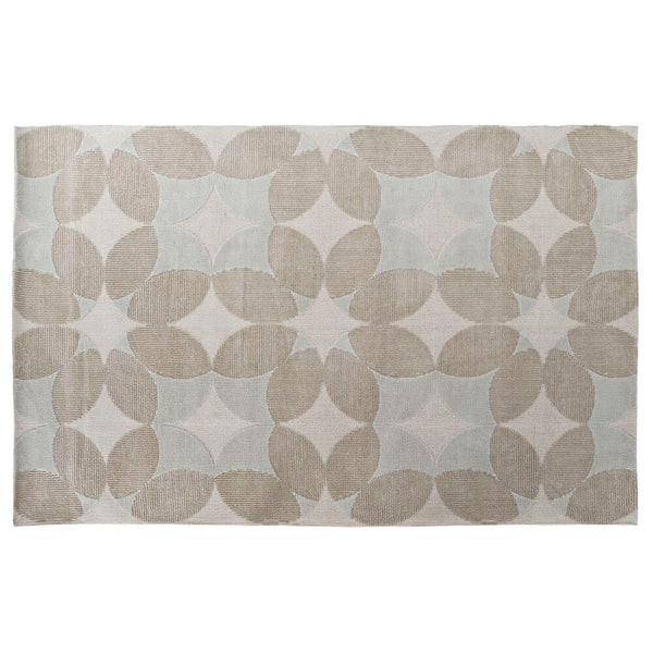 Tappeto DKD Home Decor Beige Poliestere Cerchi (200 x 290 x 0.9 cm) - zannishop