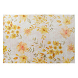 Tappeto DKD Home Decor Giallo Bianco Poliestere Cotone Fiori (200 x 290 x 0.5 cm) - zannishop