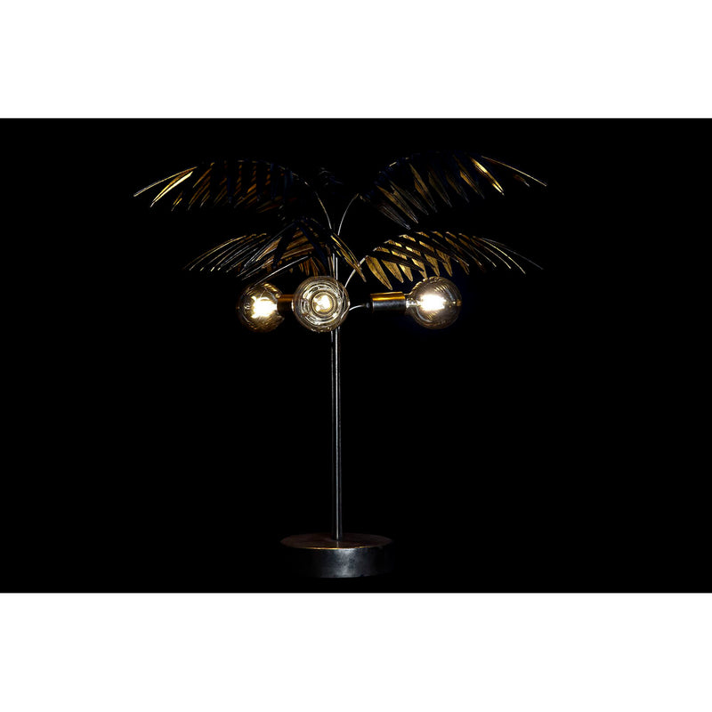 Lampada da tavolo DKD Home Decor Dorato Metallo Palme (75 x 75 x 82 cm) - zannishop