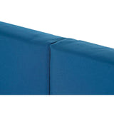 Divano da Giardino DKD Home Decor Azzurro Poliestere Alluminio (192 x 192 x 92 cm)