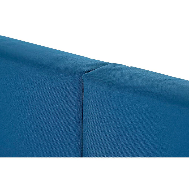 Divano da Giardino DKD Home Decor Azzurro Poliestere Alluminio (192 x 192 x 92 cm)