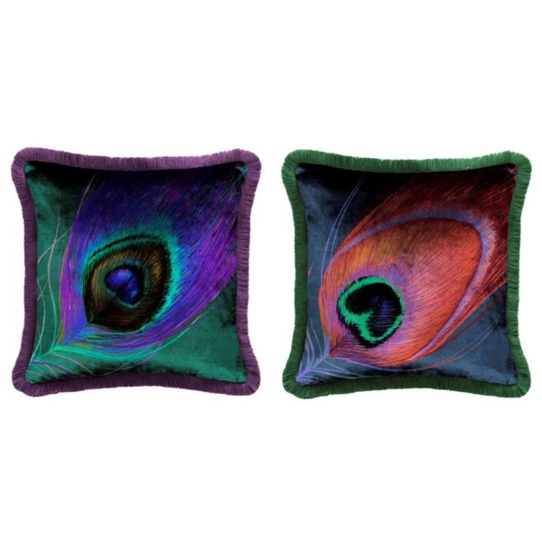 Cuscino DKD Home Decor Piume Poliestere Multicolore (45 x 10 x 45 cm) (2 pcs) - zannishop