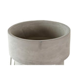 Vaso DKD Home Decor Metallo Cemento Bianco (28 x 25 x 57 cm)