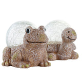 Statua Decorativa DKD Home Decor Verde Giallo Resina animali (21 x 17 x 14 cm) (4 pcs) - zannishop