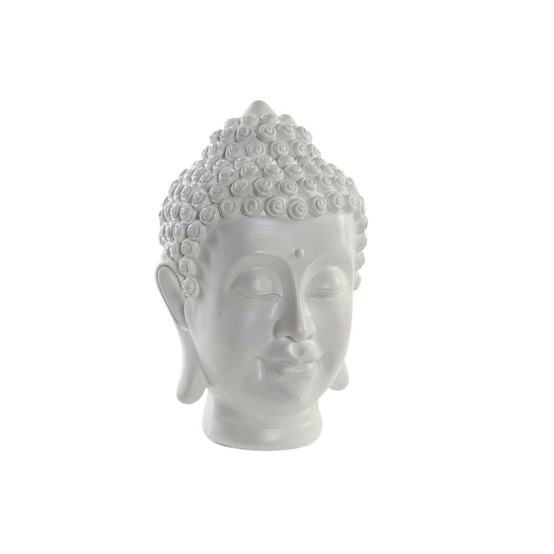 Statua Decorativa DKD Home Decor Buda Bianco Resina (20 x 20 x 30 cm) - zannishop