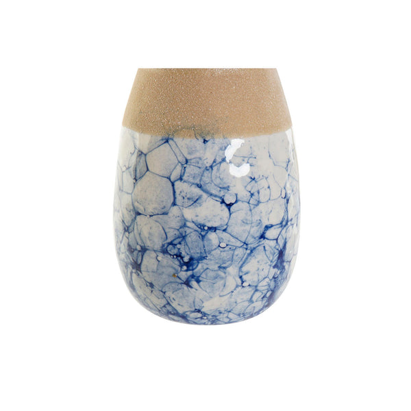 DKD Home Decor Porțelan Modern Blue Beige (11,6 x 11,6 x 25,6 cm)