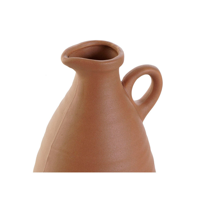 Vaso DKD Home Decor Porțelan Terracotta (12.8 x 12.8 x 21 cm)