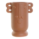 Vaso DKD Home Decor Porțelan Terracotta (15 x 10.5 x 18.7 cm)