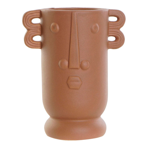 Vaso DKD Home Decor Porțelan Terracotta (15 x 10.5 x 18.7 cm)