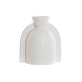 DKD Home Decor Vase Dolomite moderne Dolomite White Decor (15 x 11,3 x 16,9 cm)