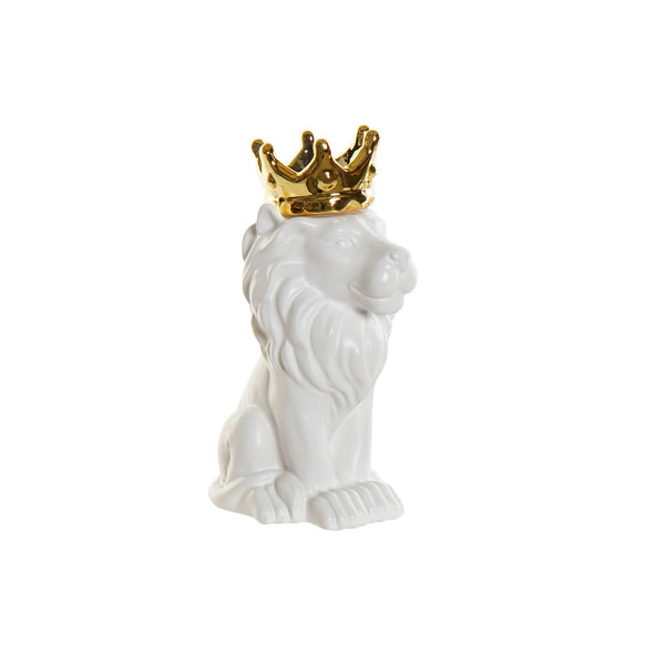 DKD Home Decor Vase Dolomite Glam Dolomite Lion (12 x 9 x 20,5 cm)