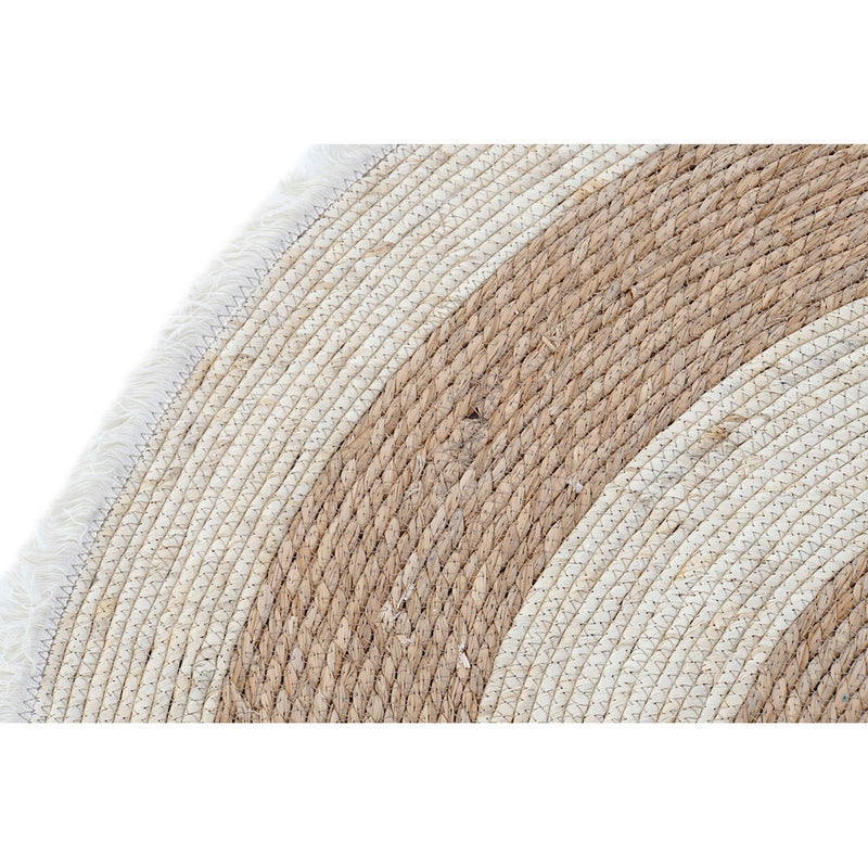 Tappeto DKD Home Decor Fibra Boho (120 x 120 x 2 cm) - zannishop