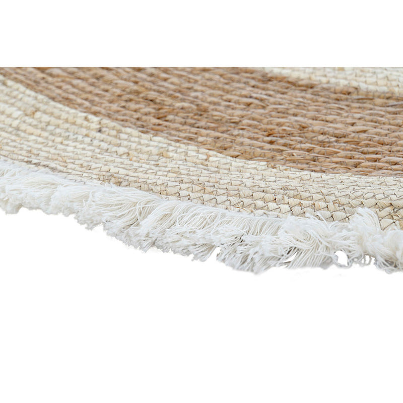 Tappeto DKD Home Decor Fibra Boho (120 x 120 x 2 cm) - zannishop