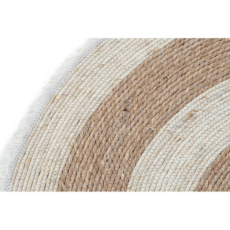 Tappeto DKD Home Decor Fibra Boho (100 x 100 x 2 cm) - zannishop