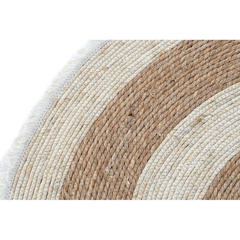 Tappeto DKD Home Decor Fibra Boho (80 x 80 x 2 cm) - zannishop