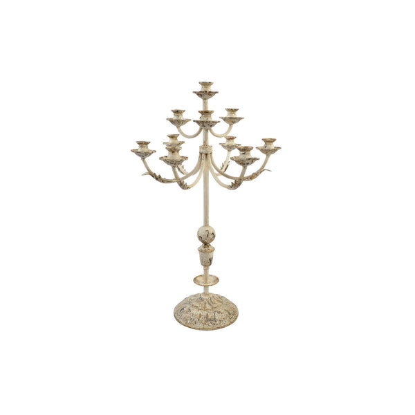 Candelabro Rotondo con Supporto DKD Home Decor Metallo (54 x 49 x 88 cm) - zannishop