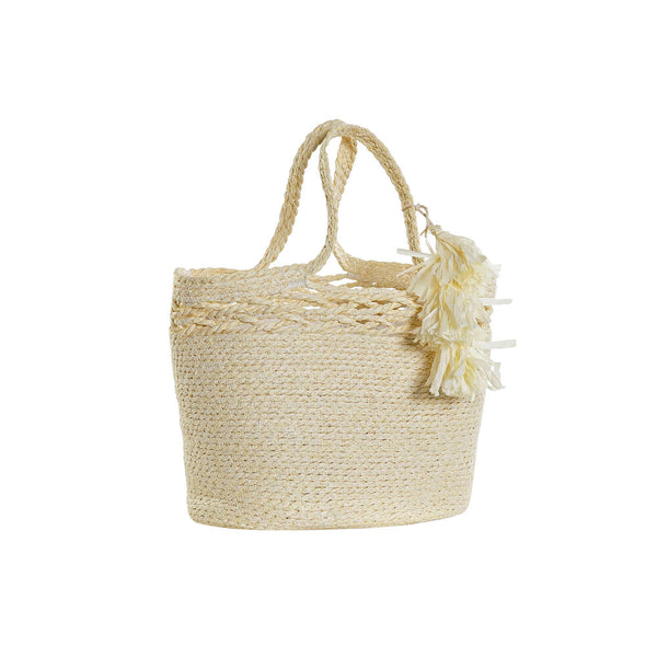 Cesta DKD Home Decor Fibra Boho (36 x 29 x 48 cm)