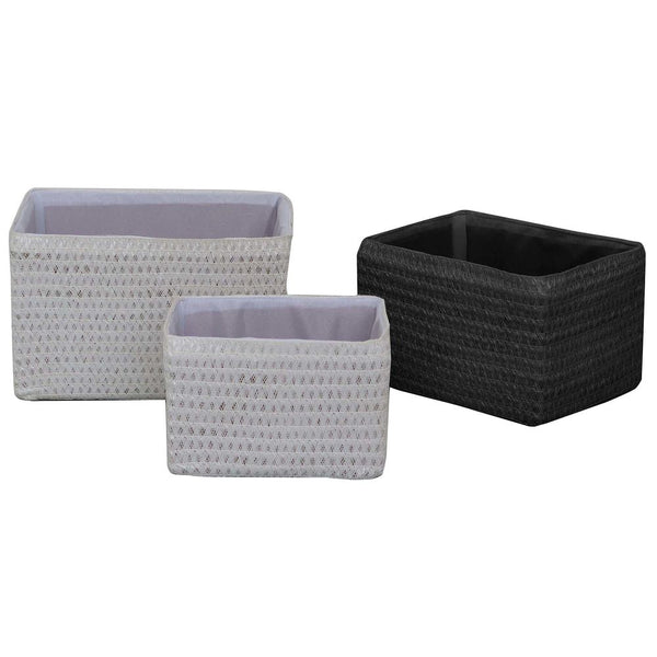 Korb-Set DKD Home Decor PP (29 x 23 x 18 cm) (3 pcs)