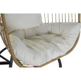 Poltrona da giardino DKD Home Decor Nero Marrone Poliestere rattan sintetico Acciaio Bianco (94 x 100 x 196 cm)