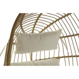 Poltrona da giardino DKD Home Decor Nero Marrone Poliestere rattan sintetico Acciaio Bianco (94 x 100 x 196 cm)