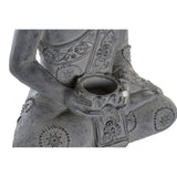 Statua Decorativa da Giardino DKD Home Decor Grigio Buddha Resina Grigio chiaro (51 x 37,5 x 81 cm) (51 x 37,5 x 81 cm)