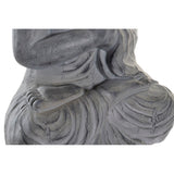 Figura Decorativa para Jardín DKD Home Decor Gris Buda Resina Magnesio (38,8 x 26,8 x 62,3 cm)