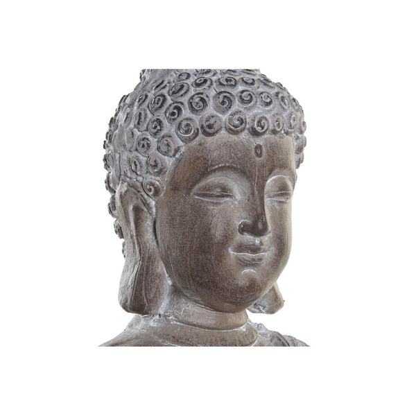 Figura Decorativa para Jardín DKD Home Decor Gris Buda Resina Magnesio (30,5 x 22 x 54 cm)