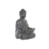 Statua Decorativa da Giardino DKD Home Decor Grigio Loto Organica Buda Resina (35 x 32 x 49 cm)