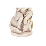 Statua Decorativa da Giardino DKD Home Decor Bianco Bambini Magnesio (2 Unità) (27 x 23 x 55 cm)