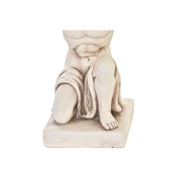 Figura Decorativa para Jardín DKD Home Decor Atlas Blanco Magnesio (31 x 28 x 56 cm)