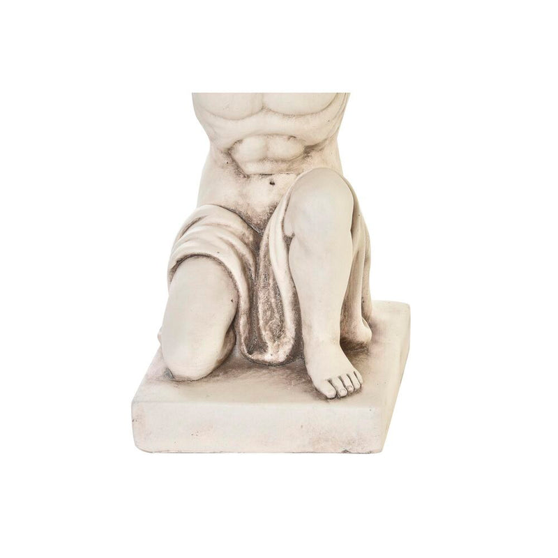 Statua Decorativa da Giardino DKD Home Decor Atlas Bianco Magnesio (31 x 28 x 56 cm)