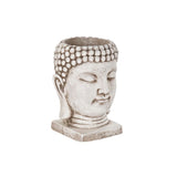 Vaso DKD Home Decor Grigio chiaro Buddha (26 x 25 x 36 cm) (26 x 25 x 36 cm)