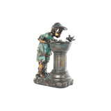 Fuente de Jardín DKD Home Decor Bronce Resina Niño (40 cm)