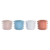 Vaso DKD Home Decor Viso Gres (15 x 13 x 12,5 cm) (4 Unità)