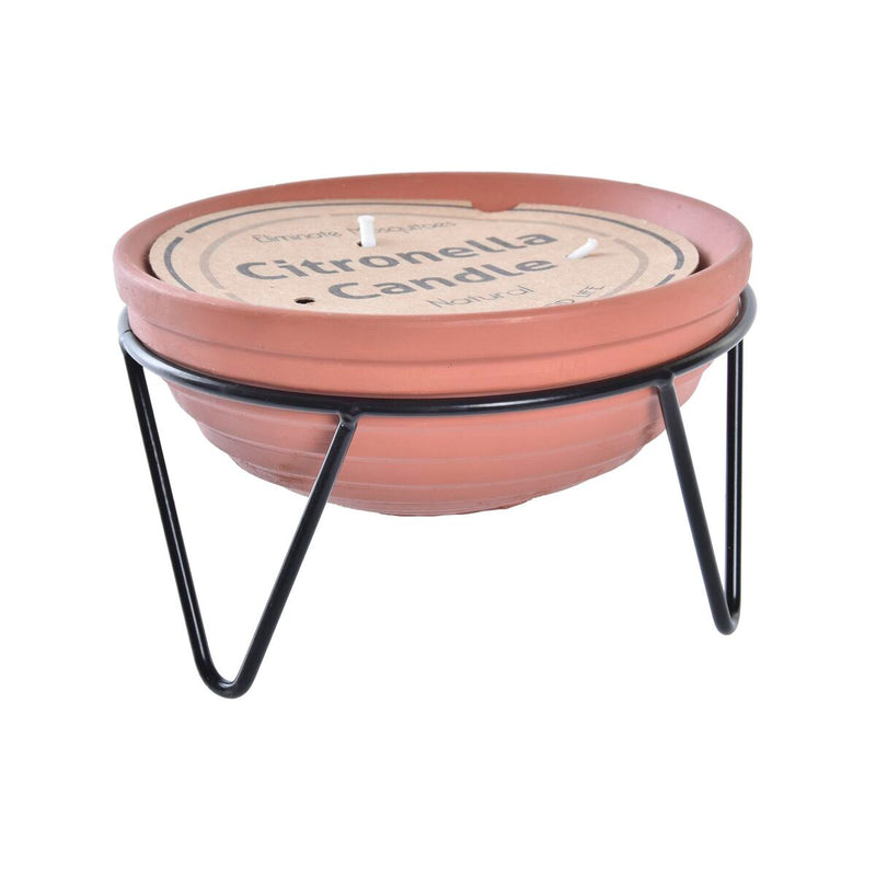 Candela DKD Home Decor Citronella (15 x 15 x 9,5 cm)