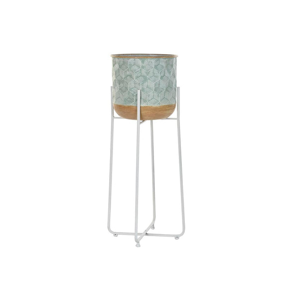 Vaso DKD Home Decor Metallo Bicolore (35 x 35 x 91 cm)