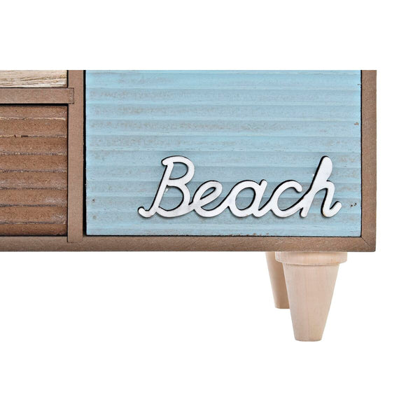 Scatola-Portagioie DKD Home Decor Legno Spiaggia (34 x 13 x 16 cm)