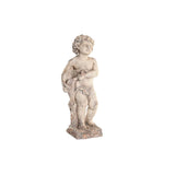 Figura Decorativa para Jardín DKD Home Decor Gris Ángel Magnesio (28 x 22 x 77 cm)