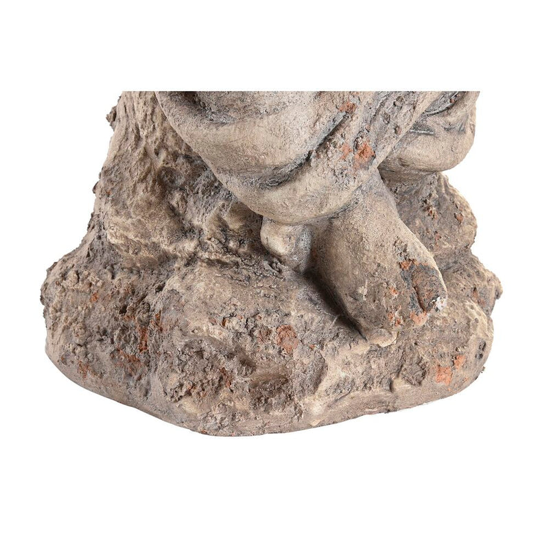 Statua Decorativa da Giardino DKD Home Decor Marrone Angelo Magnesio (32 x 23 x 56 cm)