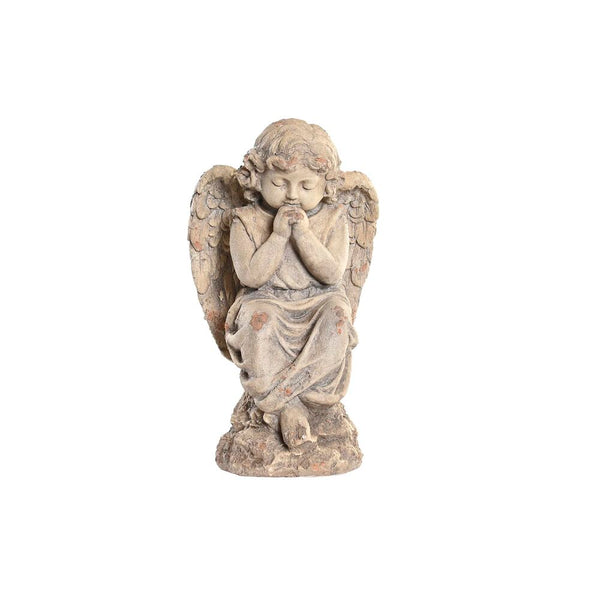 Figura Decorativa para Jardín DKD Home Decor Marrón Ángel Magnesio (32 x 23 x 56 cm)