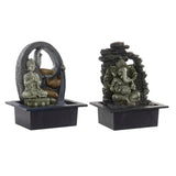 Fontana da giardino DKD Home Decor Buddha Resina Orientale (25 x 20 x 32 cm) (2 Unità)