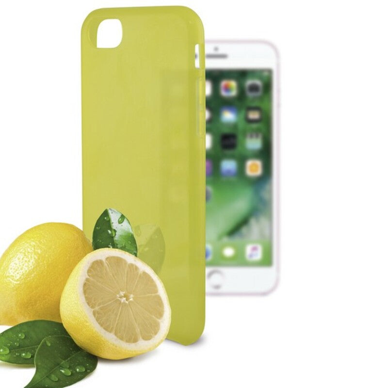 Funda para Móvil KSIX IPHONE 8, 7, 6, 6S SE 2020 Amarillo