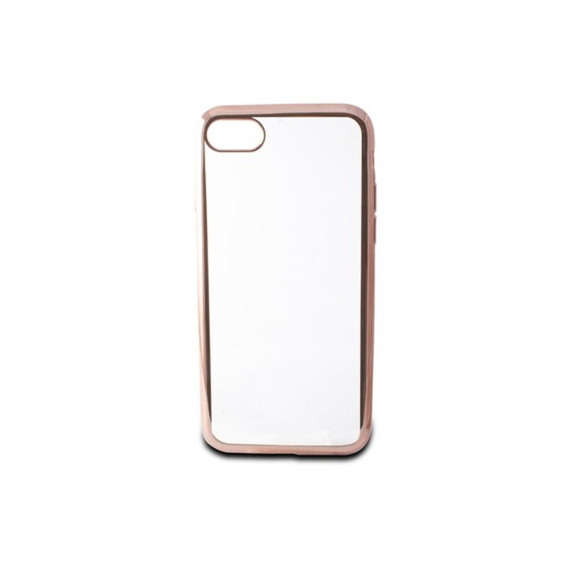 Funda para Móvil Iphone 7/8 Contact Flex Metal TPU Transparente Oro rosa Metalizado