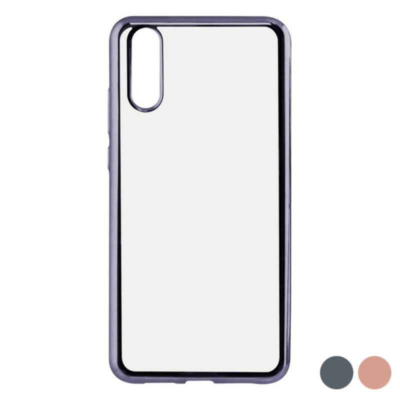 Funda para Móvil Huawei P20 KSIX Flex Metal TPU Flexible