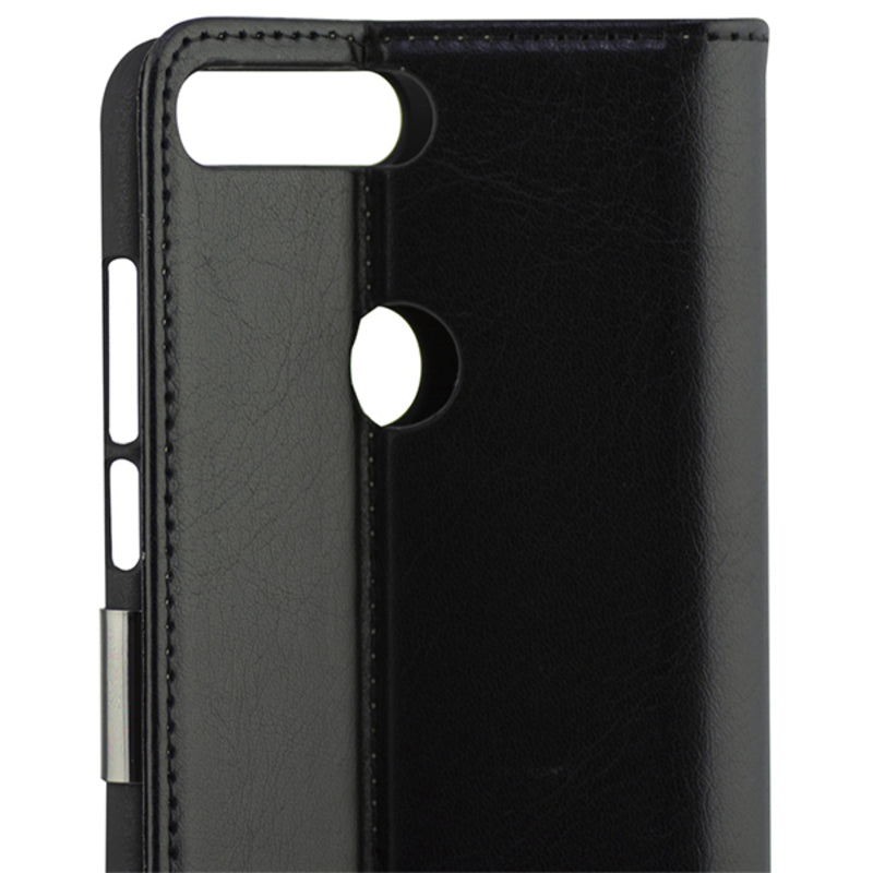 Funda Folio para Móvil Huawei Y7 2018 KSIX Negro