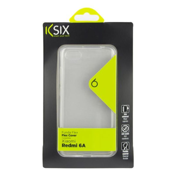 Funda para Móvil Xiaomi Redmi 6a KSIX Flex TPU Transparente